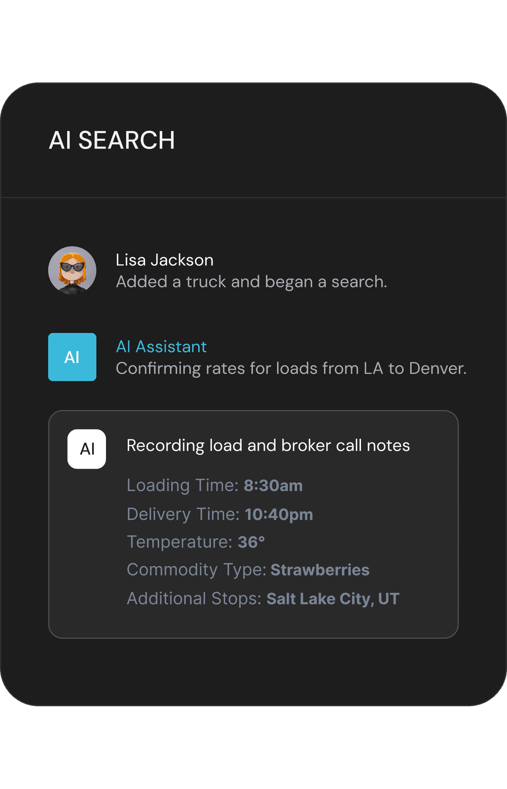Aura Search conversation with a broker